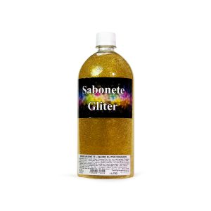 Sabonete Líquido Glitter dourado 1 litro